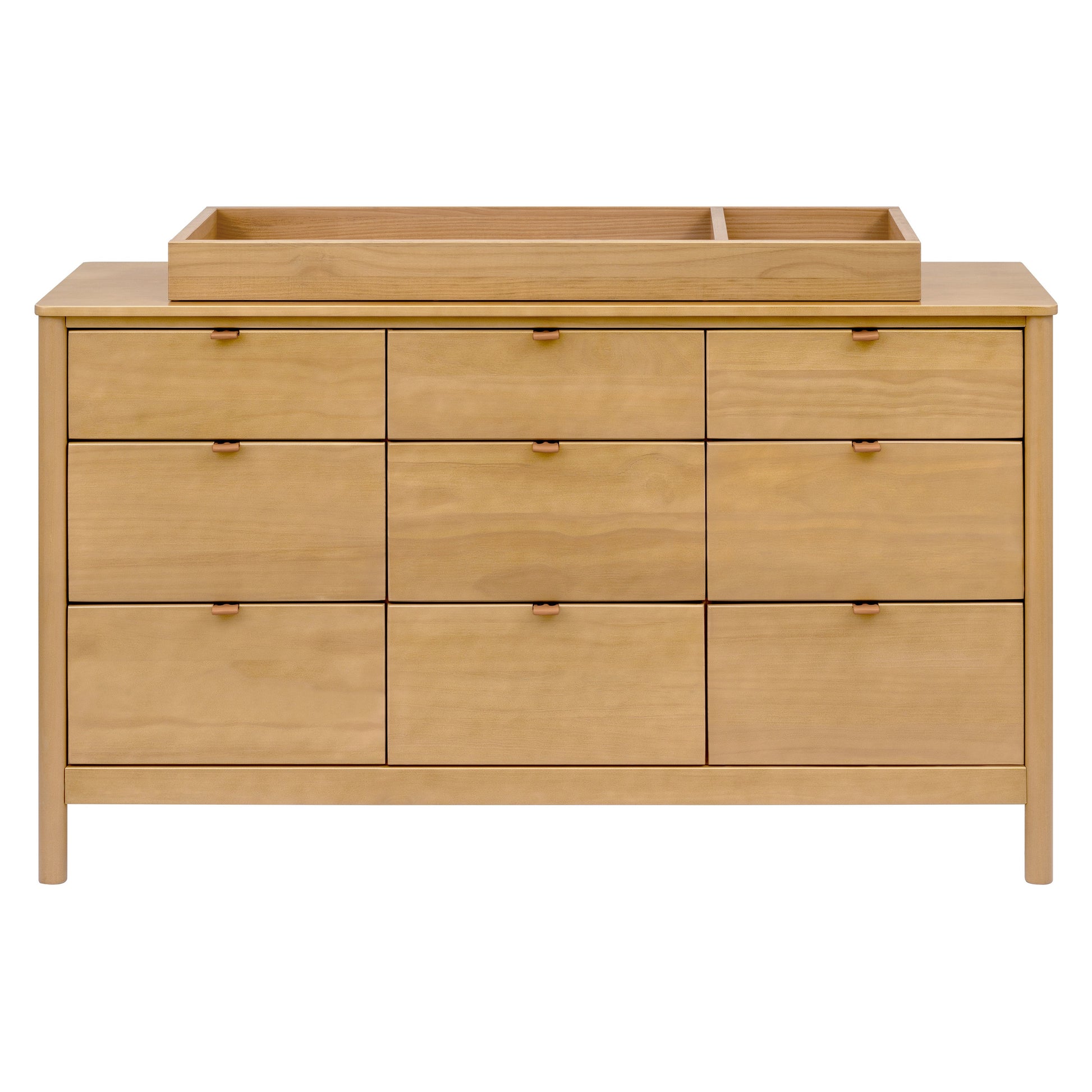 M25928HY,Bondi 9-Drawer Assembled Dresser in Honey