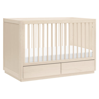 M21601NX,Bento 3-in-1 Convertible Storage Crib w/Toddler Bed Conversion Kit in Washed Natural