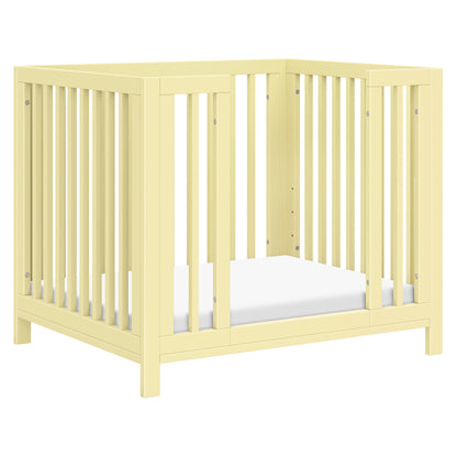 M30880PY,Rolli 9-in-1 Convertible All-Stages?? Crib w/ Bassinet & Toddler Bed Kits in Pale Yellow