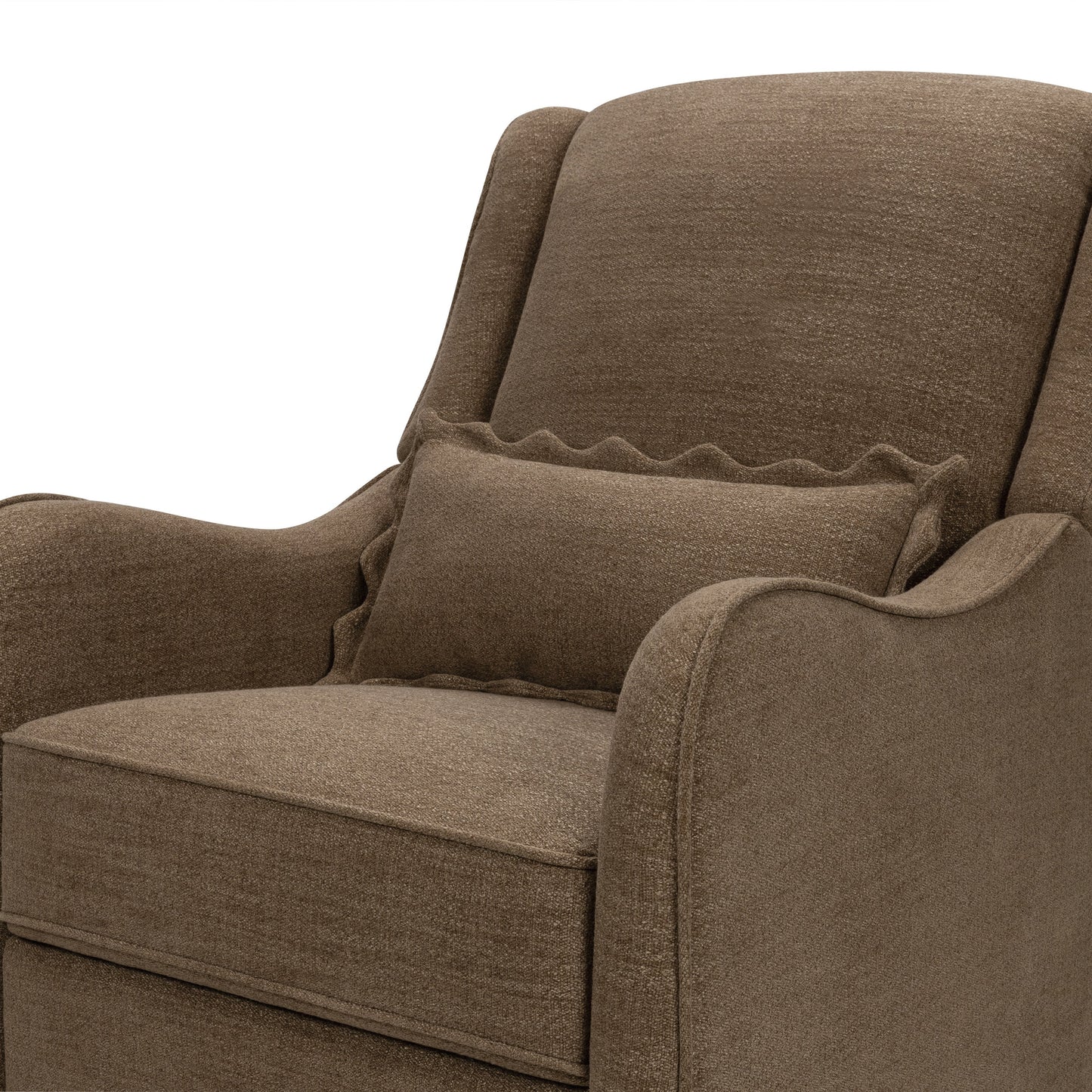 M27787PTEB,Devon Recliner and Swivel Glider in Performance Truffle Eco-Basketweave