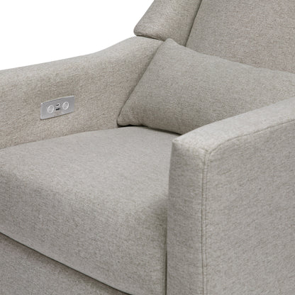 M11288PGEW,Kiwi Glider Recliner w/ Electronic Control and USB in Performance Grey Eco-Weave