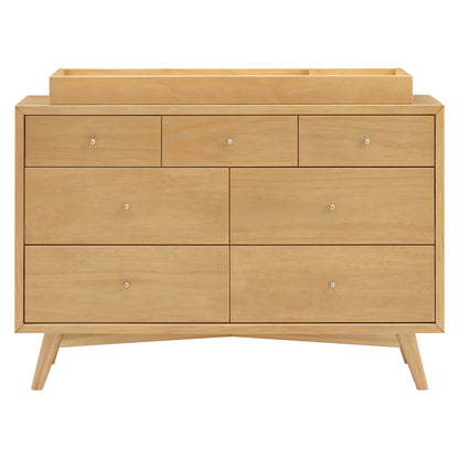 M15916HY,Palma 7-Drawer Double Dresser  Assembled in Honey