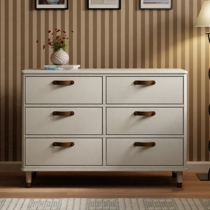 B14316RW,Tanner 6-Drawer Dresser in Warm White