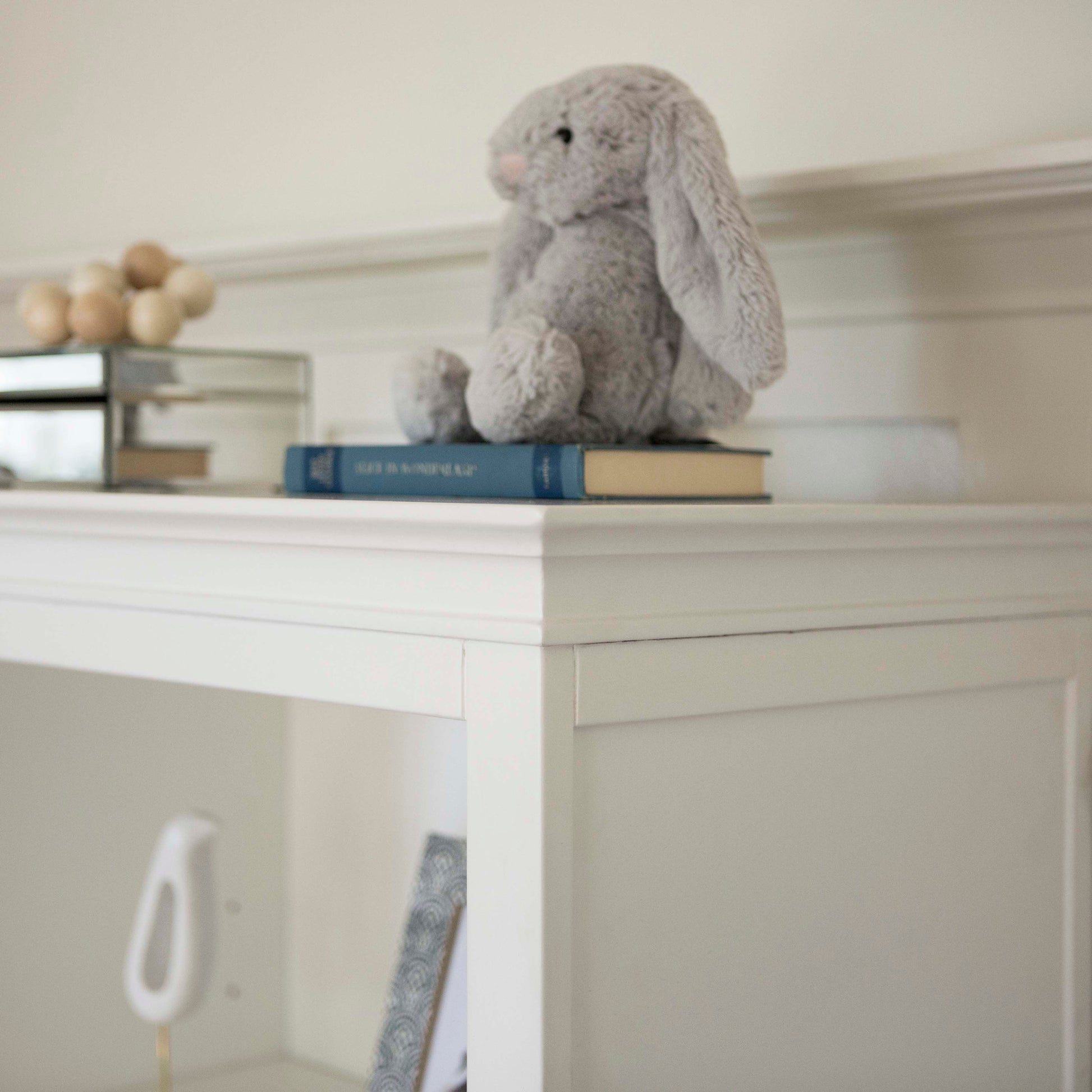 M15814RW,Darlington Bookcase in Warm White