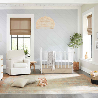 B15501WX,Abigail 3-in-1 Convertible Crib in Washed White