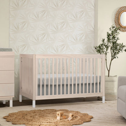 M12901NXW,Gelato 4-in-1 Convertible Crib w/Toddler Conversion Kit in Washed Natural  W Feet