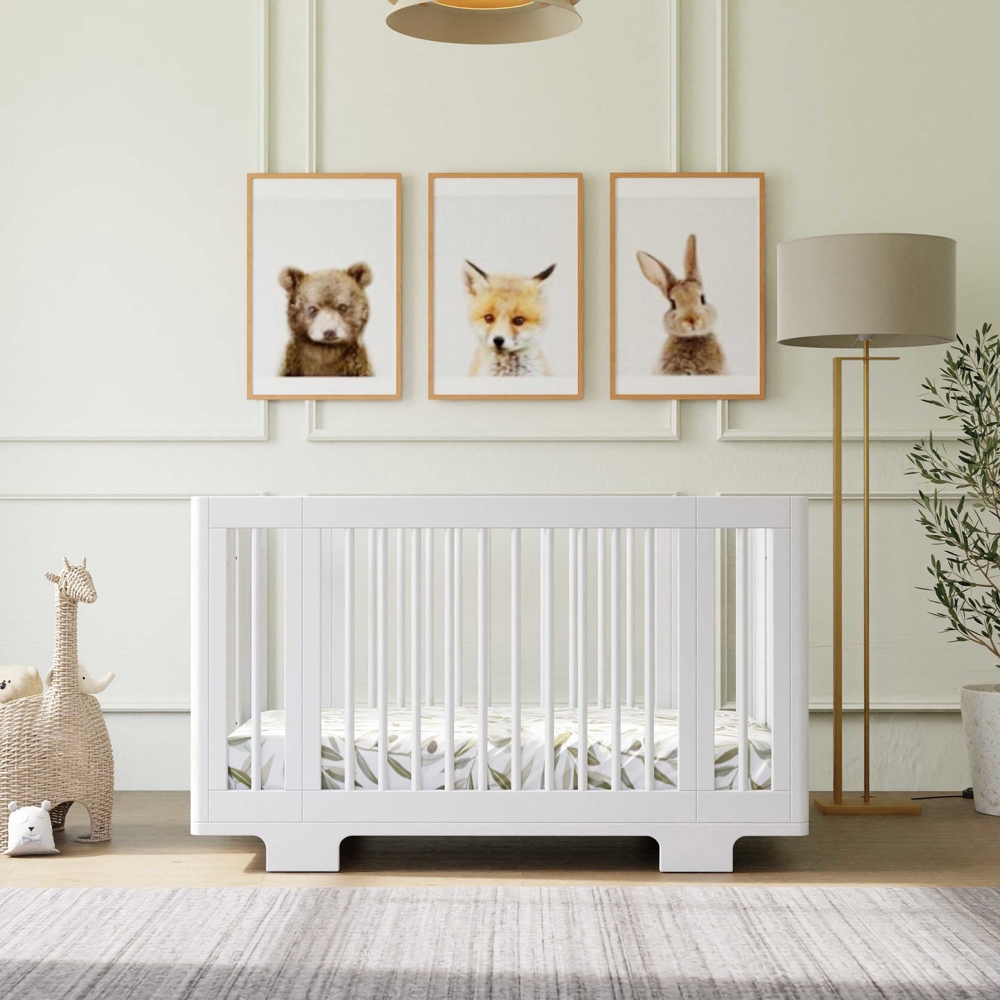 M23401W,Yuzu 8-in-1 Convertible Crib w/All-Stages Conversion Kits in White