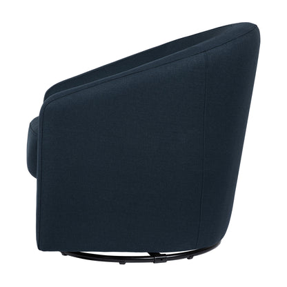 M5887PVET,Madison Swivel Glider in Performance Navy Eco-Twill