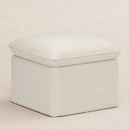 M20985WB,Cali Storage Ottoman in Ivory Boucle