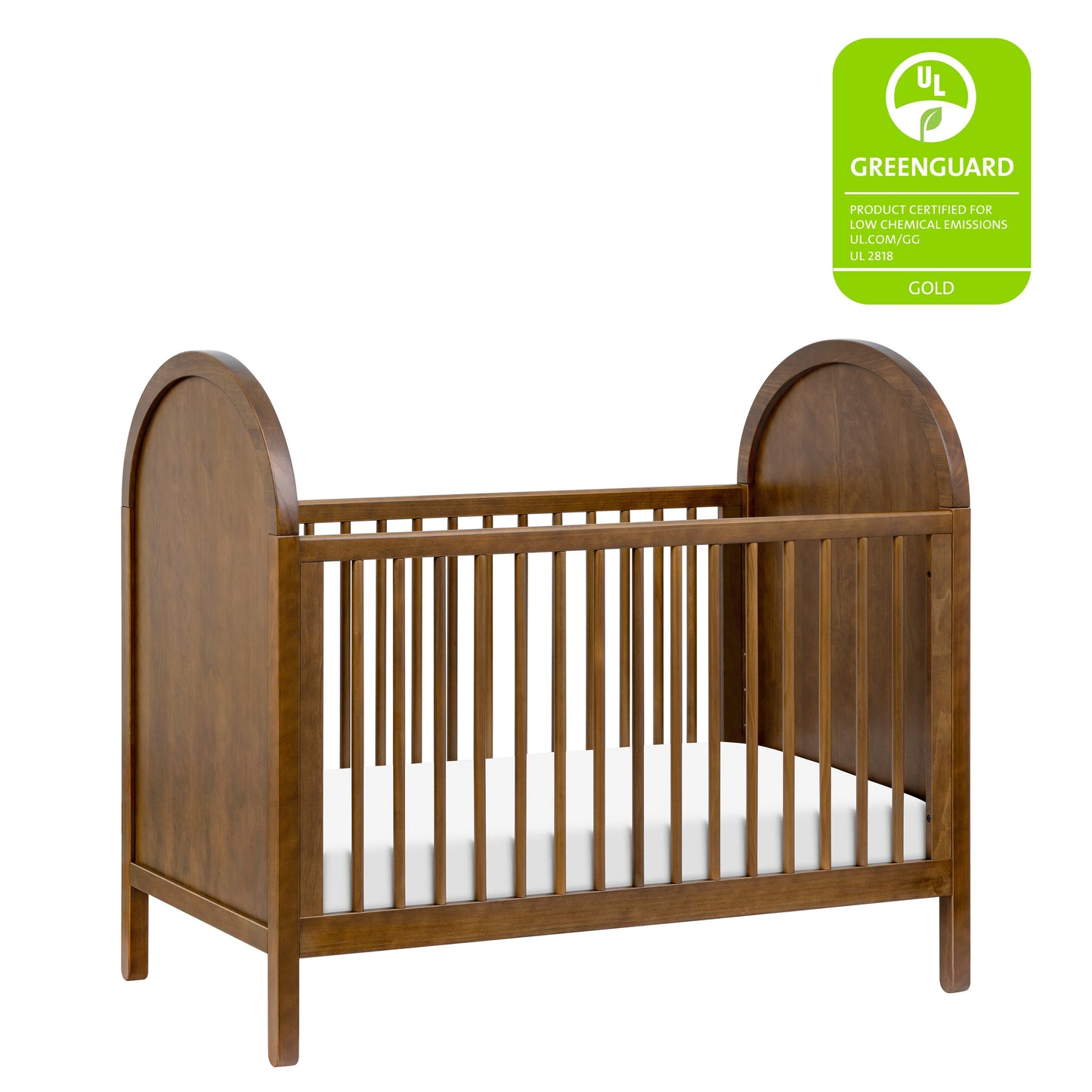 M25601NL,Bondi 3-in-1 Convertible Crib w/ Toddler Bed Kit in Natural Walnut