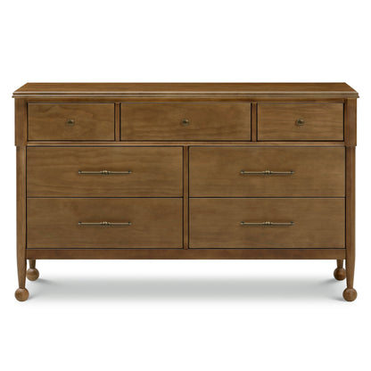 M31416NL,Alouette 7-Drawer Assembled Dresser in Natural Walnut