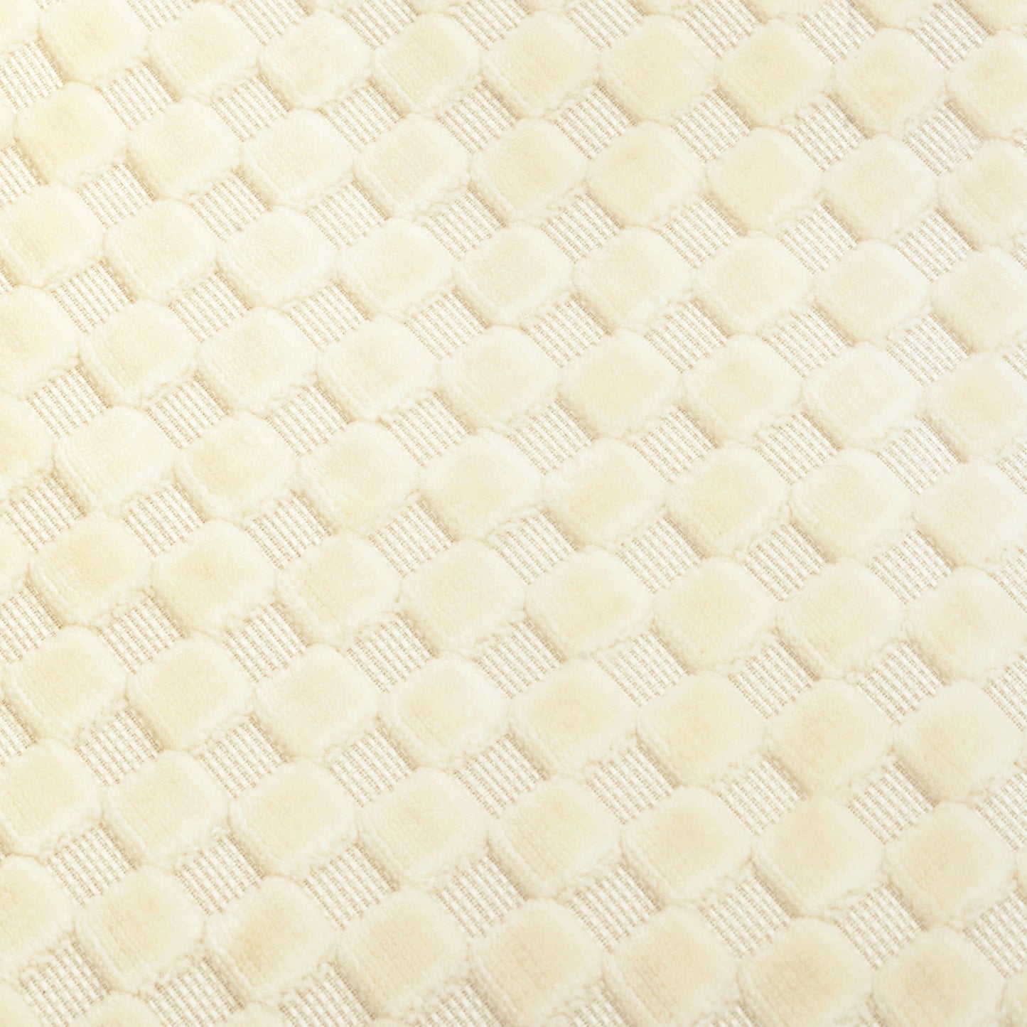 M5887IVCL,Madison Swivel Glider in Ivory Velvet Checker w/ Light Wood Base
