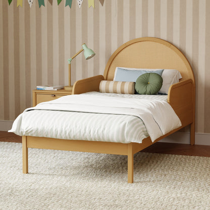 M25999HY,Twin/Full Bed Guardrail in Honey