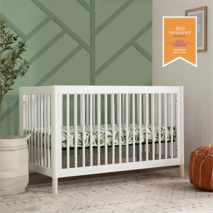 M12901WNX,Gelato 4-in-1 Convertible Crib w/Toddler Conversion Kit in White  NX Feet