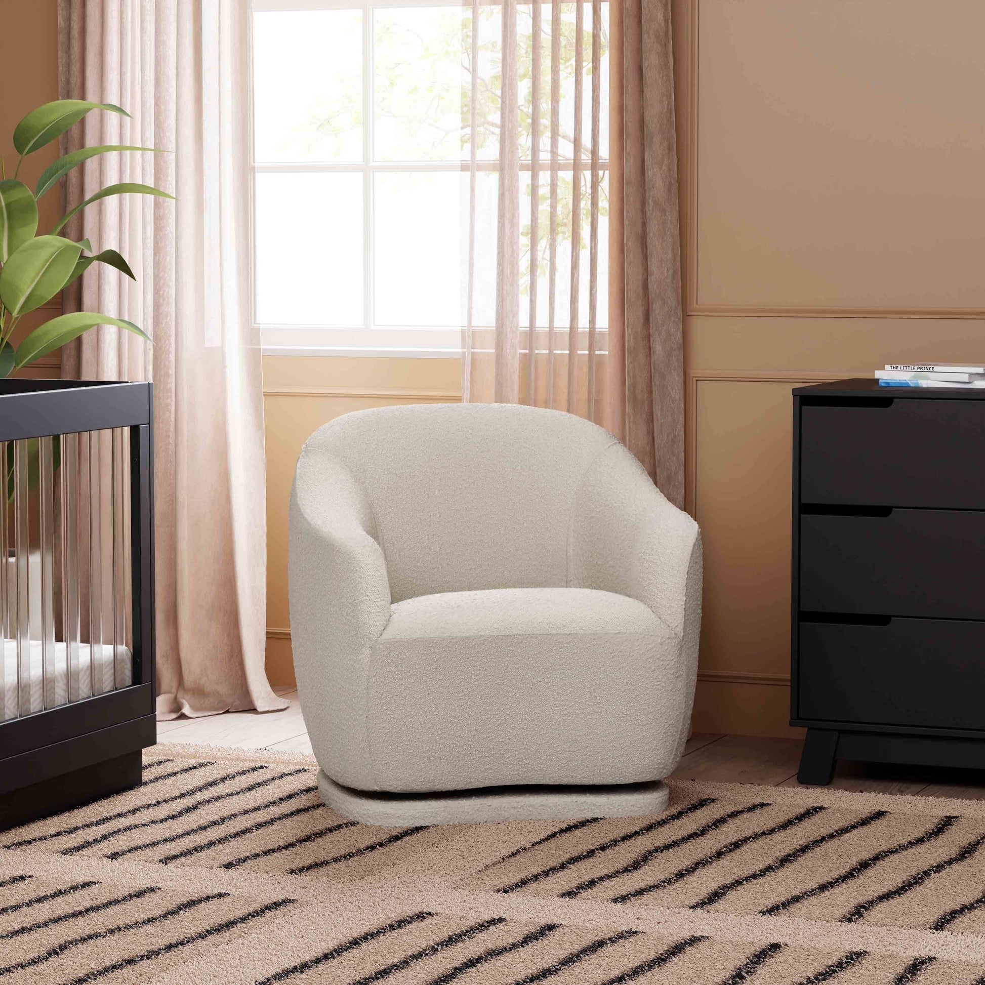 M27587WB,Foy Glider in Ivory Boucle