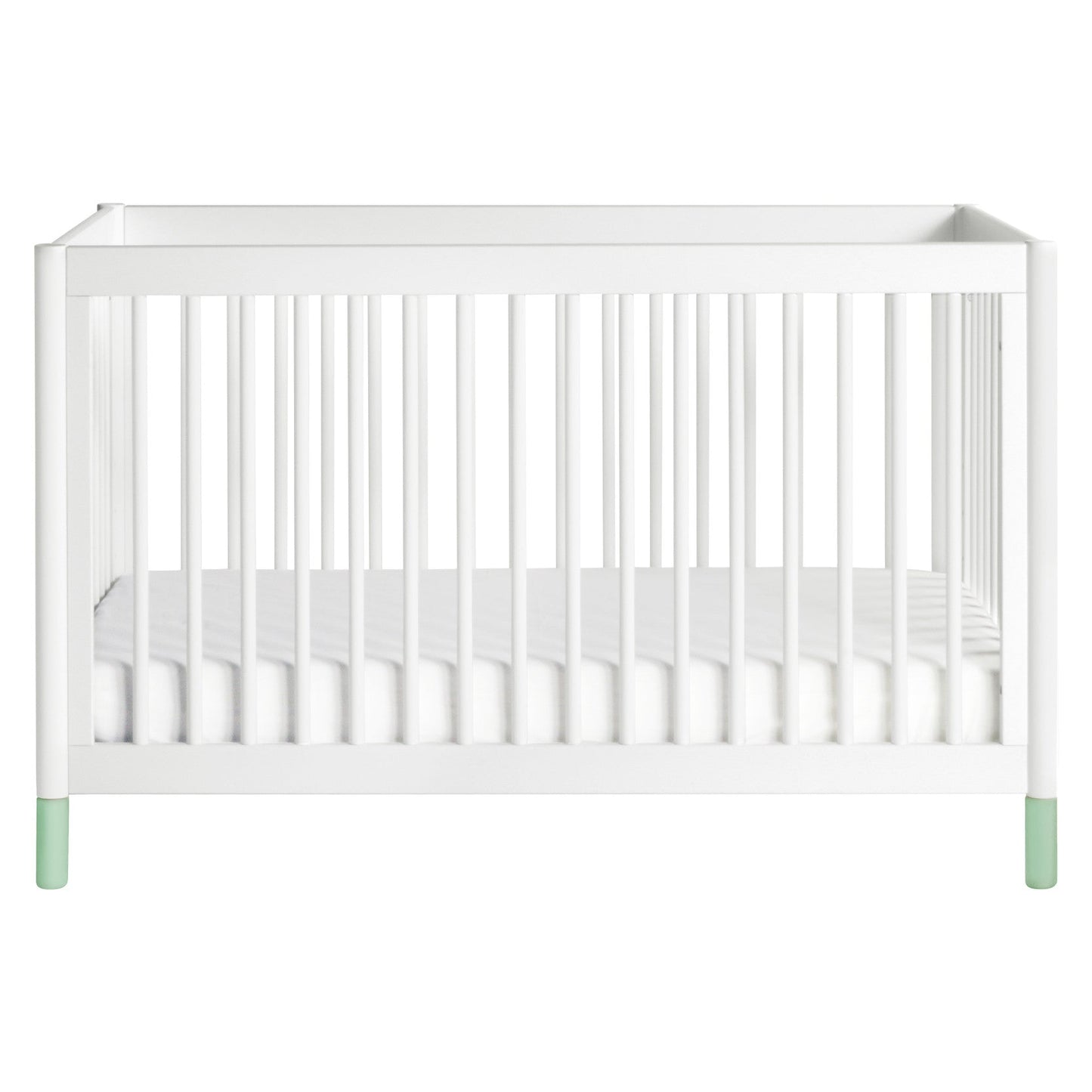 M12901WNX,Gelato 4-in-1 Convertible Crib w/Toddler Conversion Kit in White  NX Feet