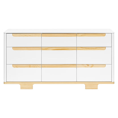 M23428WN,Yuzu 9-Drawer Dresser  Assembled in White/Natural