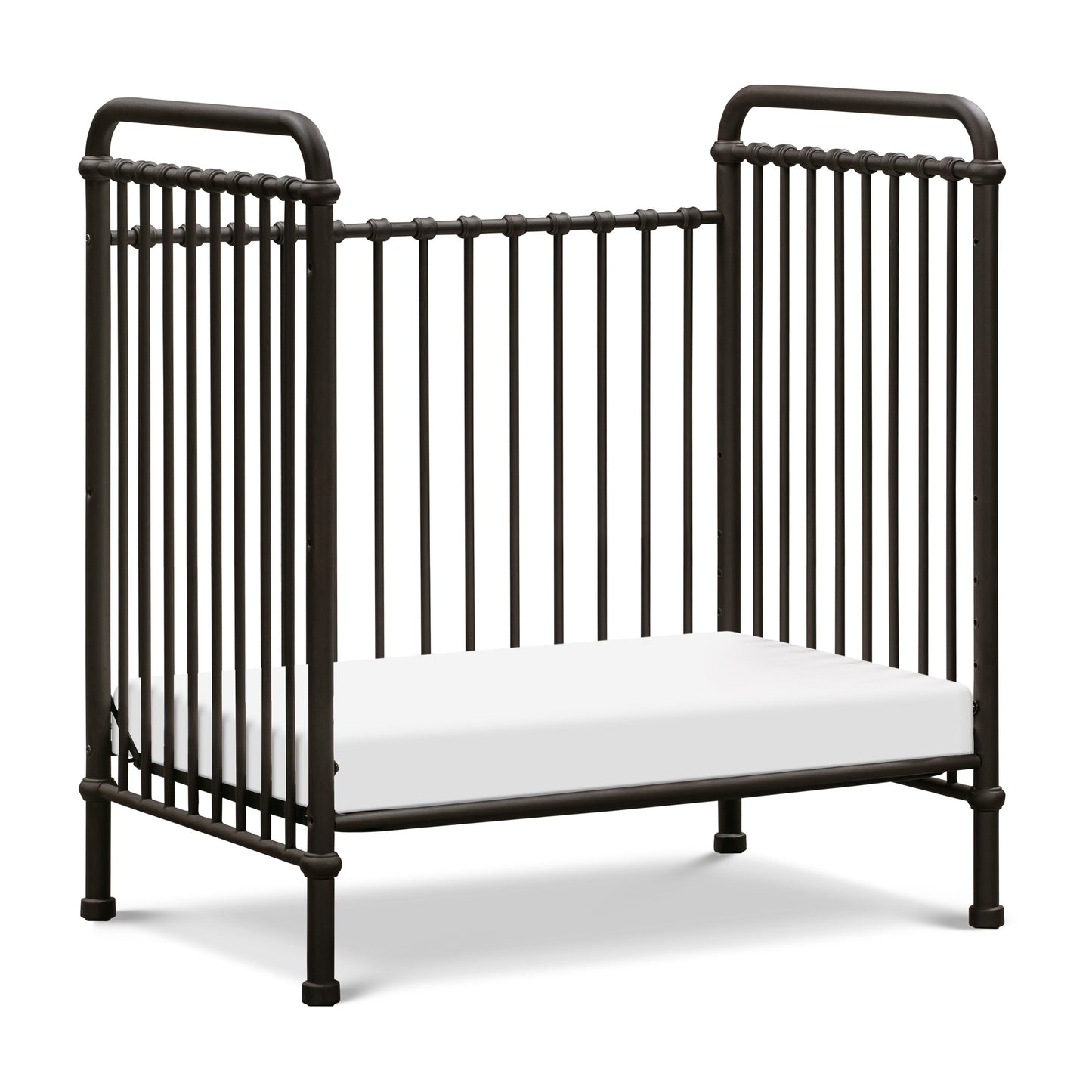 M15598UR,Abigail 3-in-1 Convertible Mini Crib in Vintage Iron