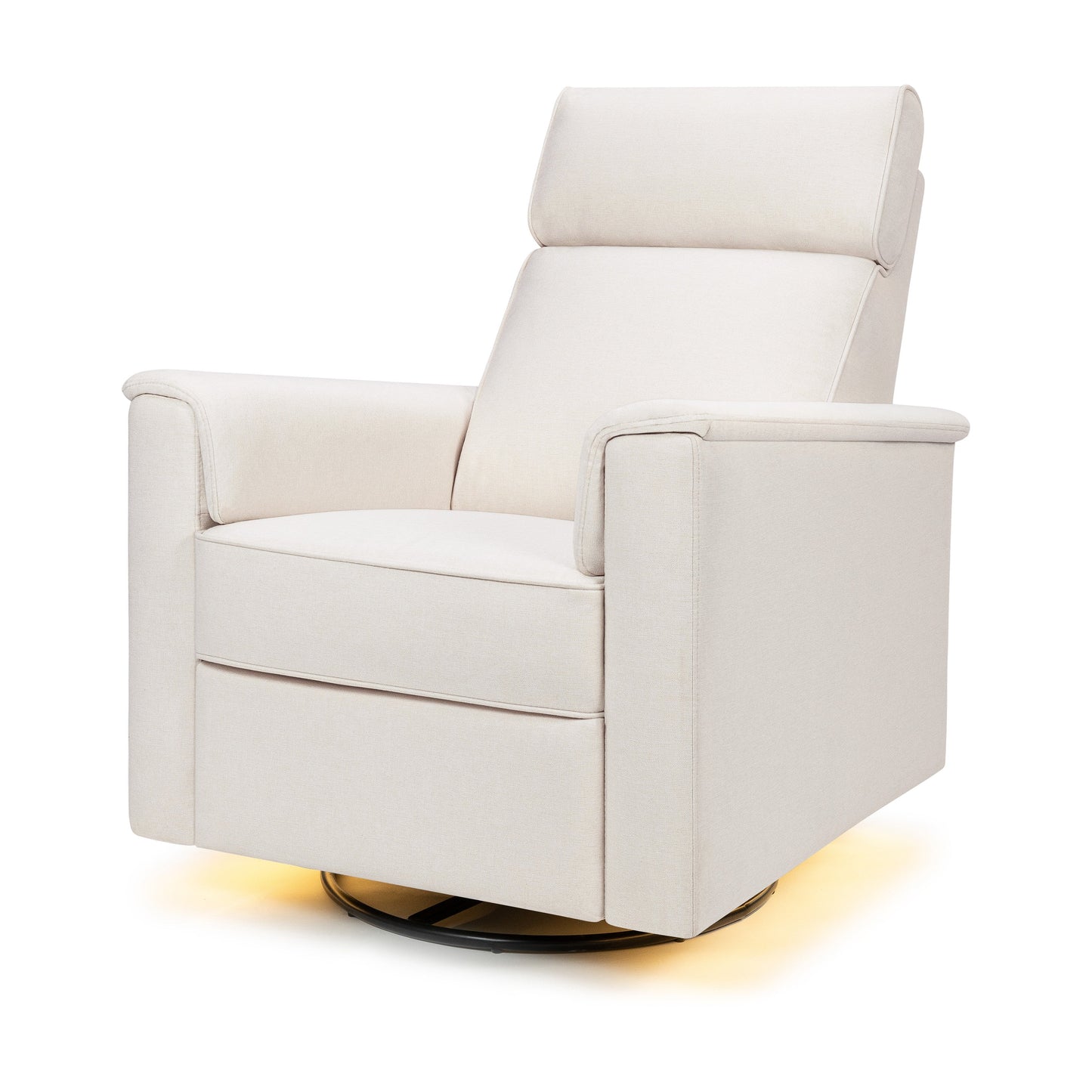 M17182PCMEW,Willa Pro Power Glider Recliner w/ Power Lumbar in Performance Cream Eco-Weave
