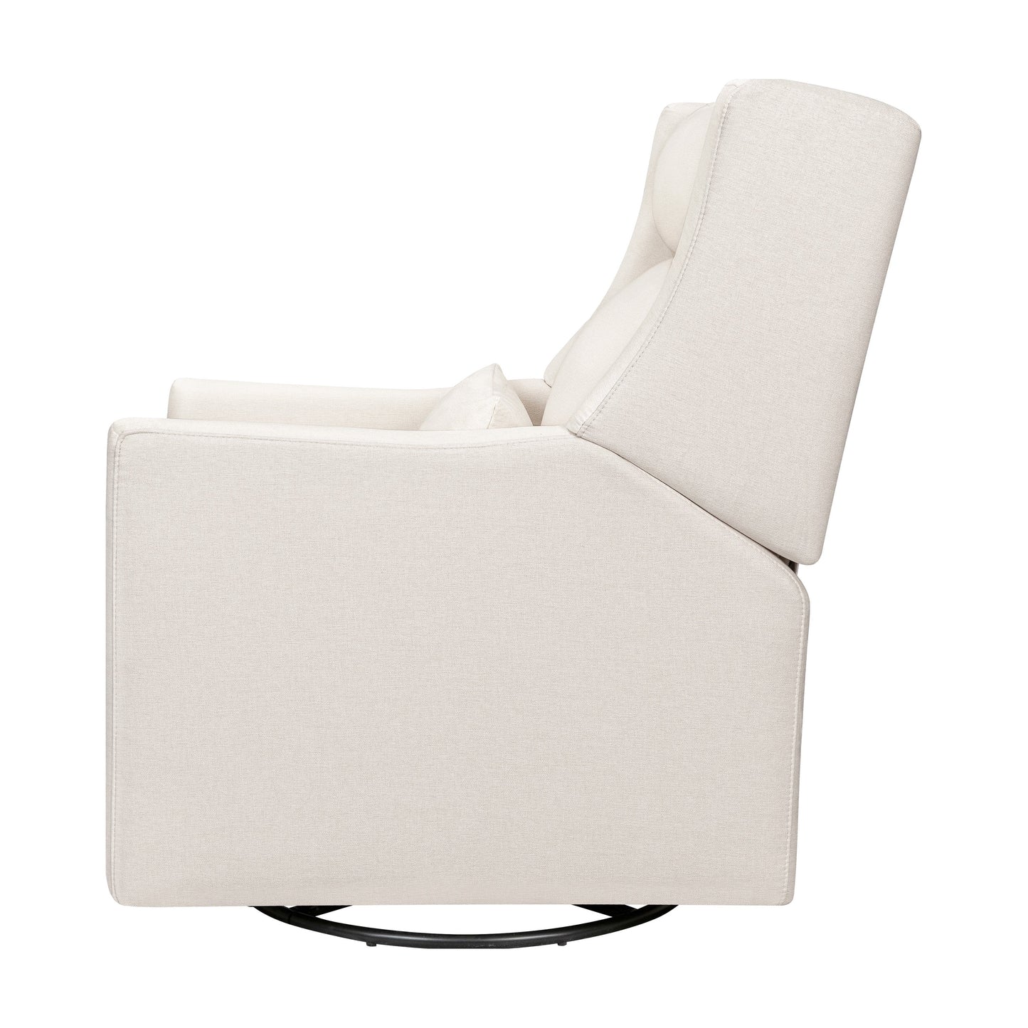 M11286PCMEW,Kiwi Plus Power Glider Recliner w/ Power Headrest in Performance Cream Eco-Weave
