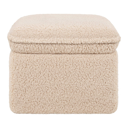 M20985CSG,Cali Storage Ottoman in Chai Shearling