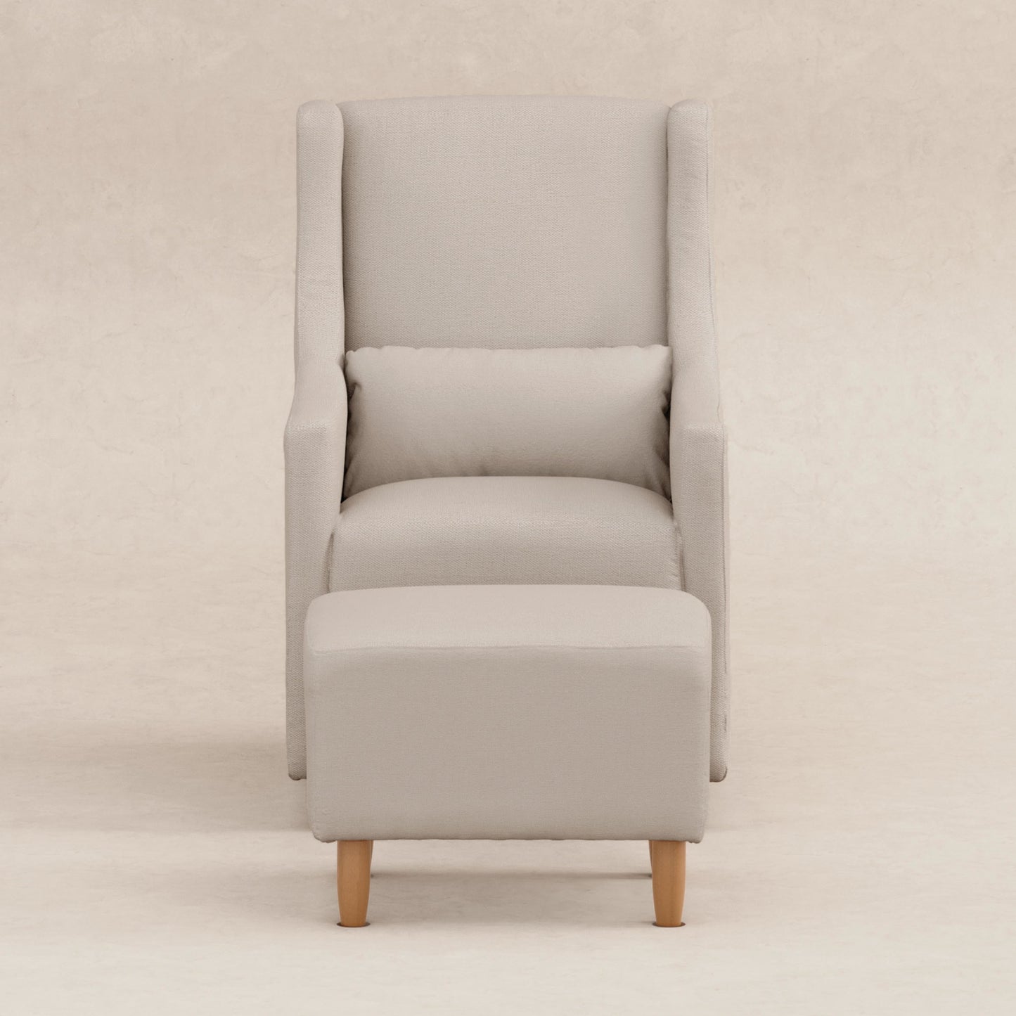 M11287PBEW,Toco Swivel Glider and Ottoman in Performance Beach Eco-Weave