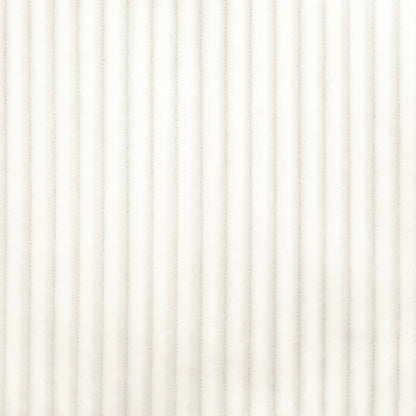 M10287YCLB,Tuba Glider in Ivory Corduroy with Light Wood Base
