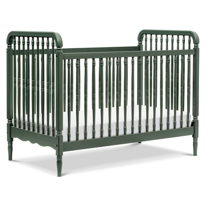 M7101FRGR,Liberty 3-in-1 Convertible Spindle Crib w/Toddler Bed Conversion Kit in Forest Green