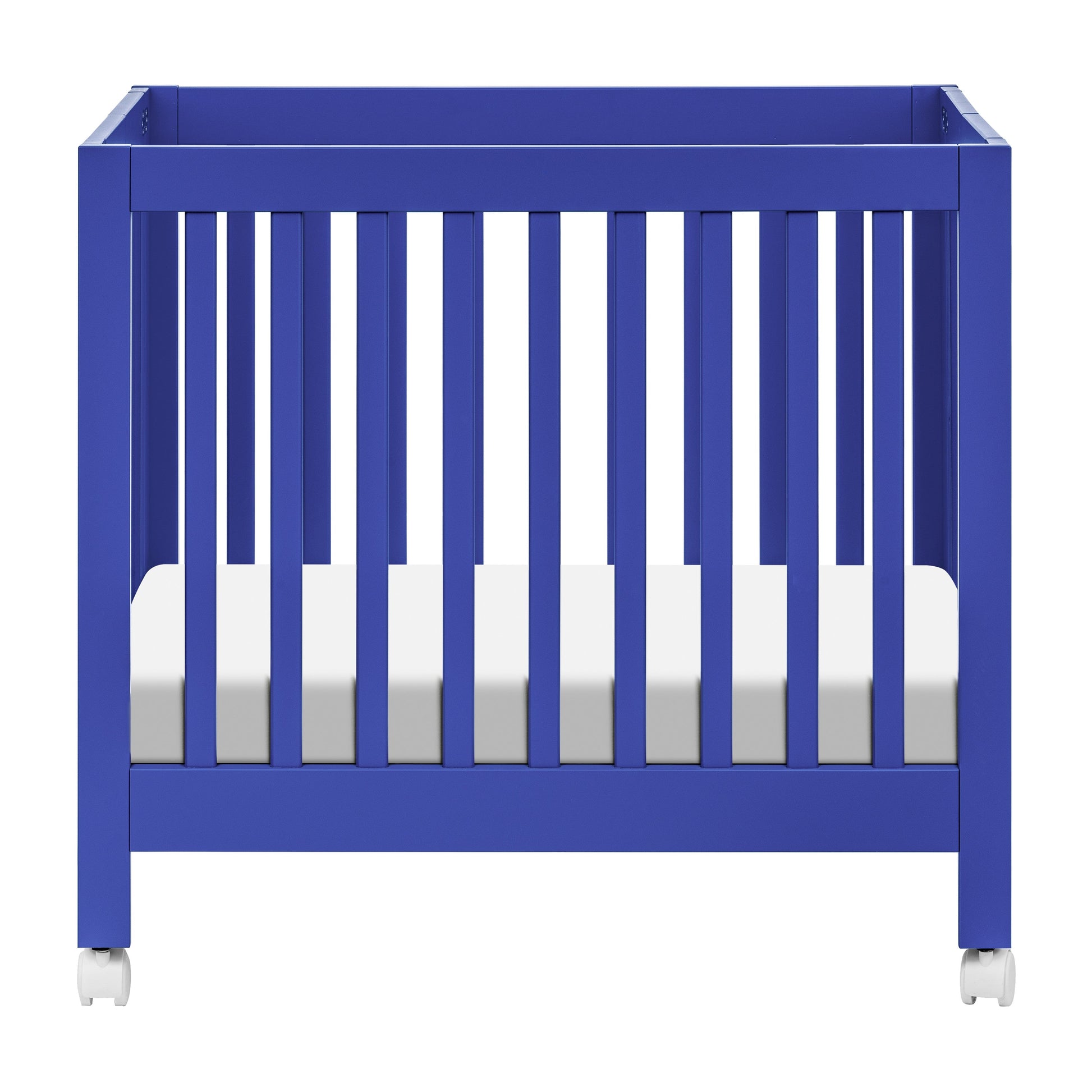 M6698CBT,Origami Mini Crib in Cobalt