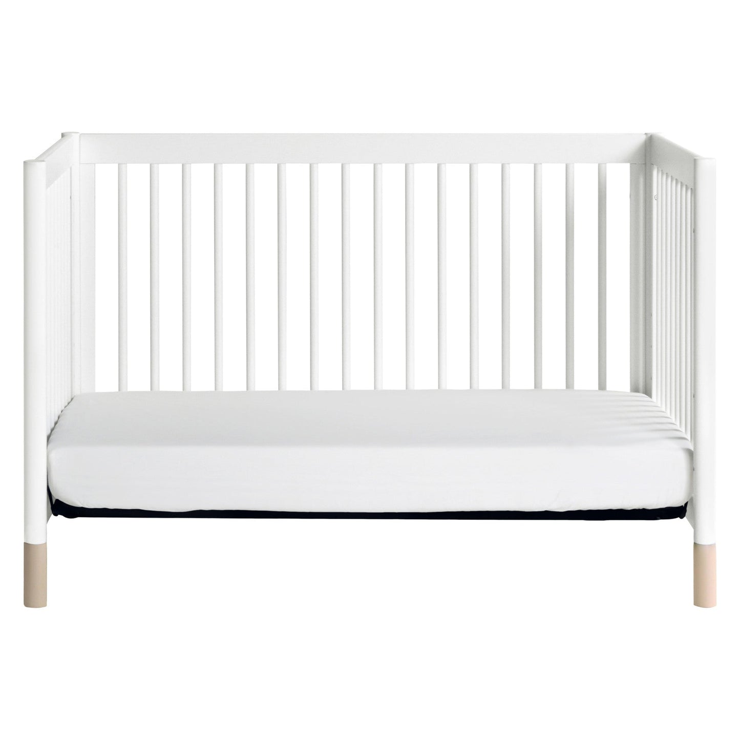 M12901WNX,Gelato 4-in-1 Convertible Crib w/Toddler Conversion Kit in White  NX Feet