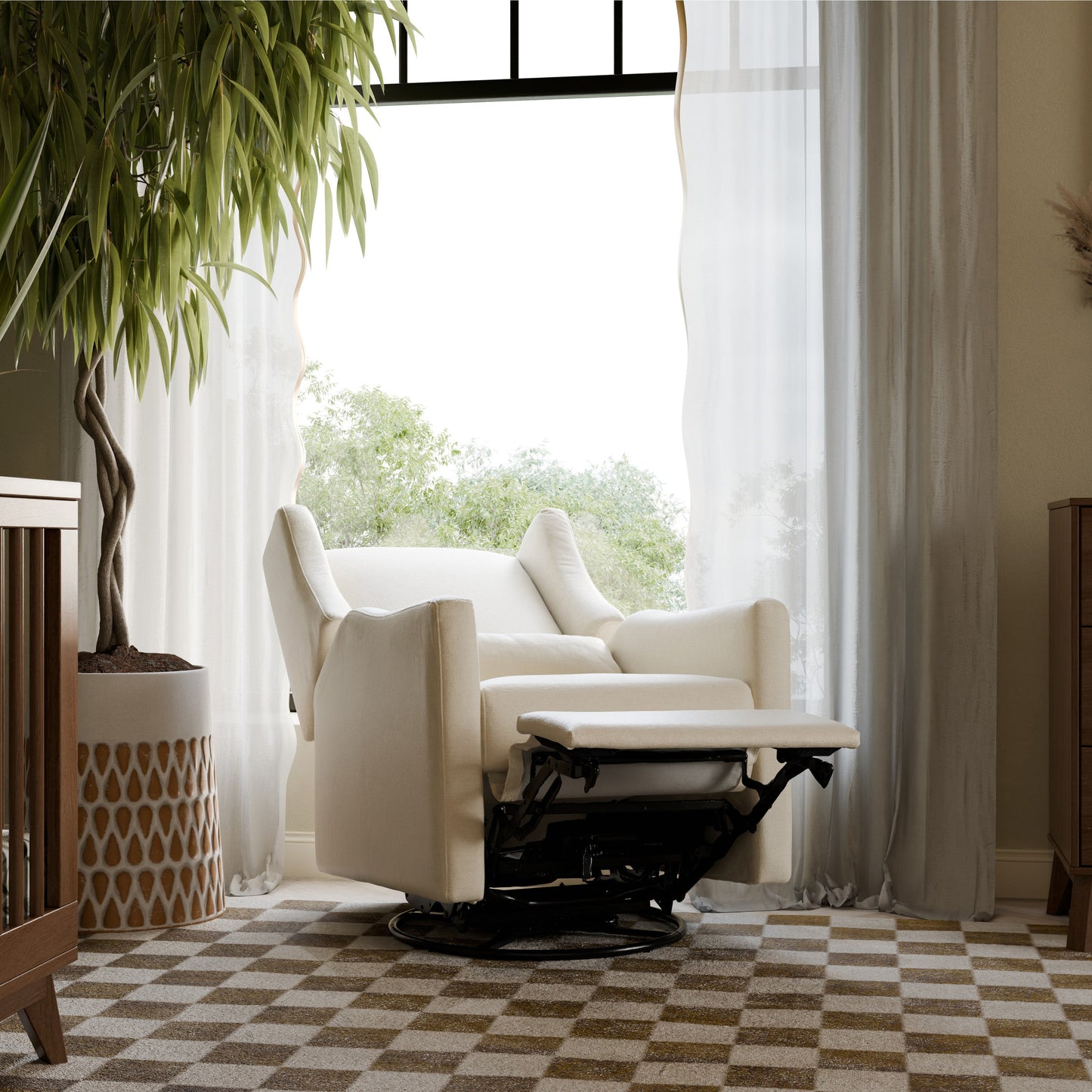 M11288PBEW,Kiwi Glider Recliner w/ Electronic Control and USB in Performance Beach Eco-Weave