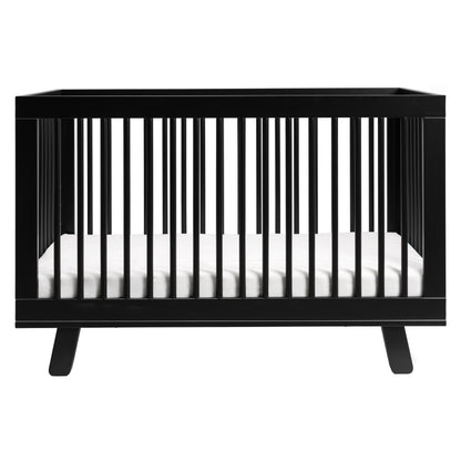M4201B,Hudson 3-in-1 Convertible Crib w/Toddler Bed Conversion Kit in Black