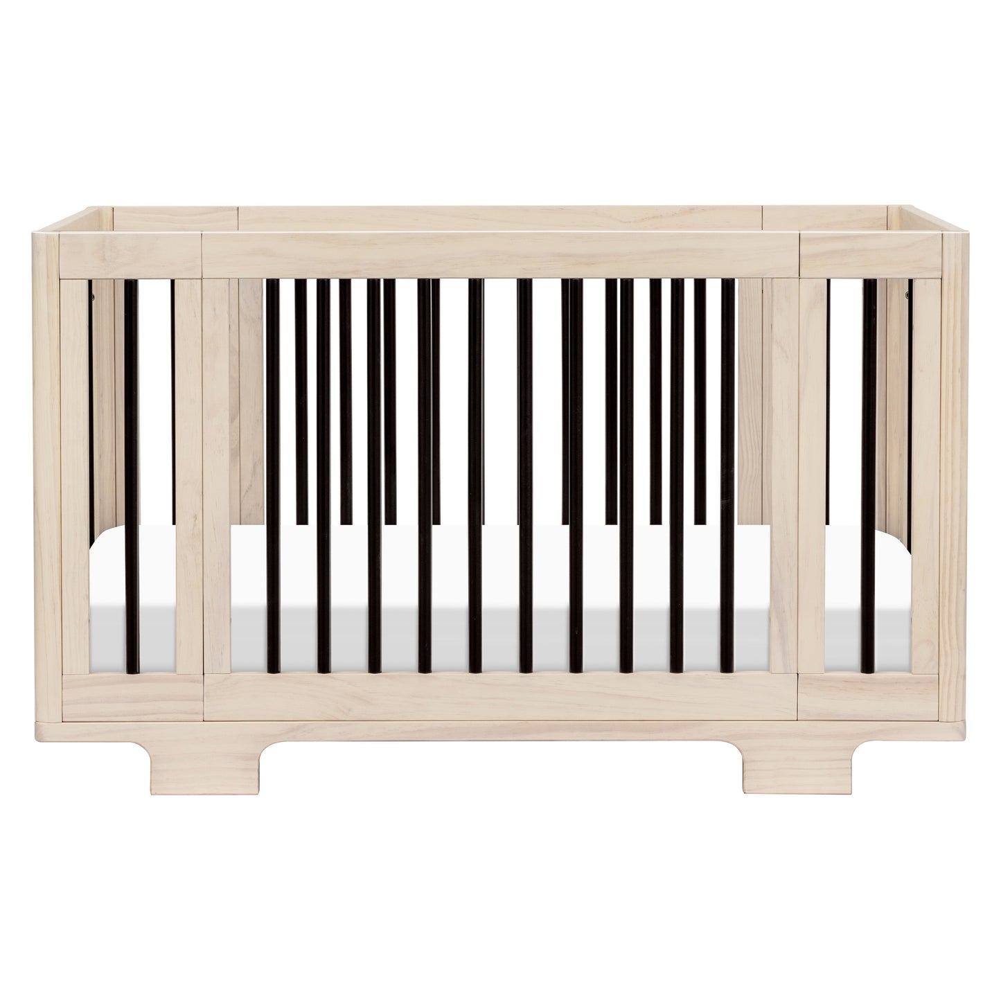 M23401NXB,Yuzu 8-in-1 Convertible Crib w/All-Stages Conversion in Washed Natural/Black