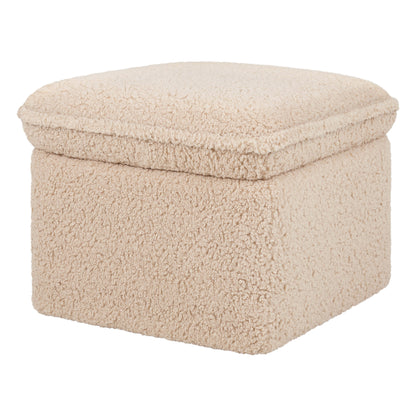 M20985CSG,Cali Storage Ottoman in Chai Shearling