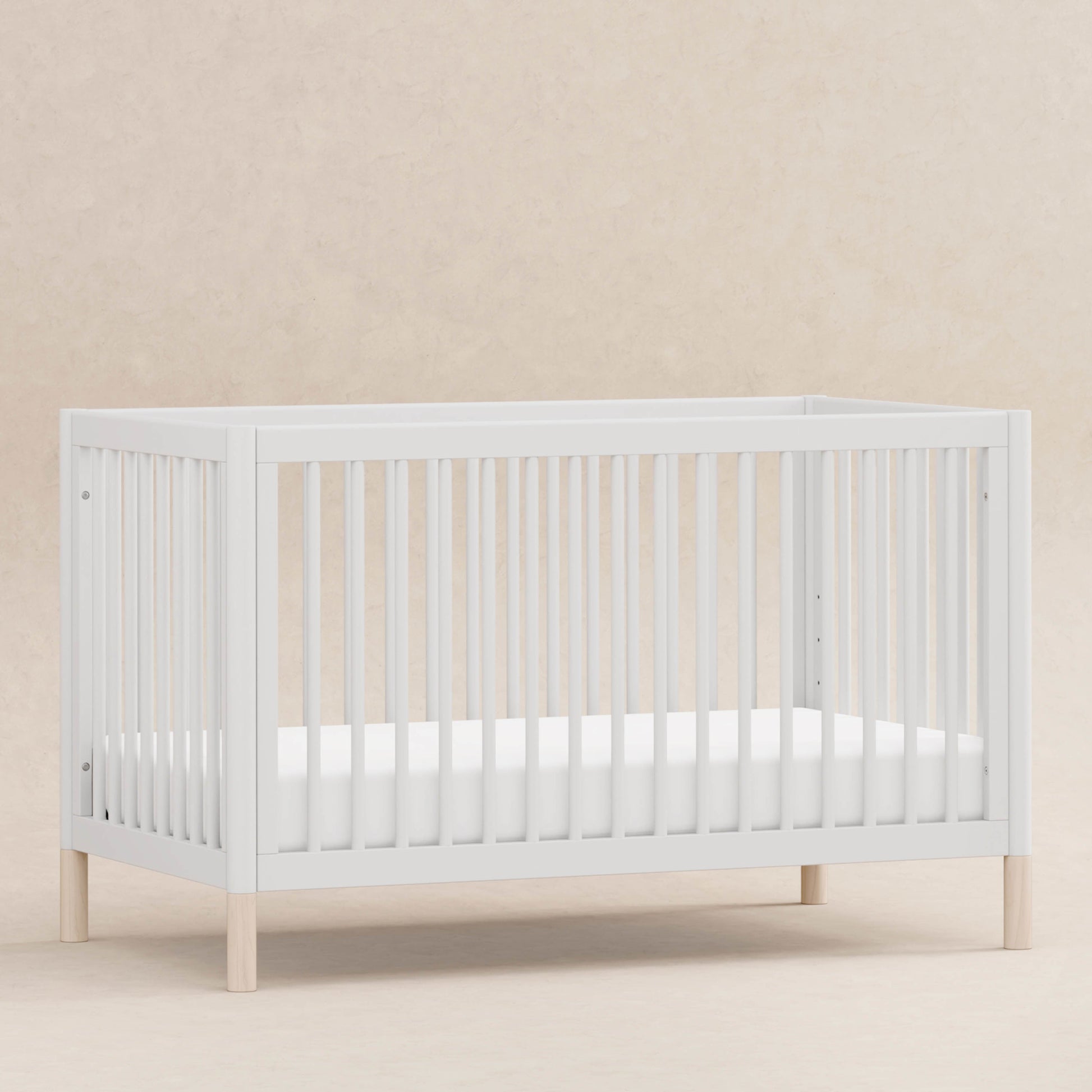 M12901WNX,Gelato 4-in-1 Convertible Crib w/Toddler Conversion Kit in White  NX Feet