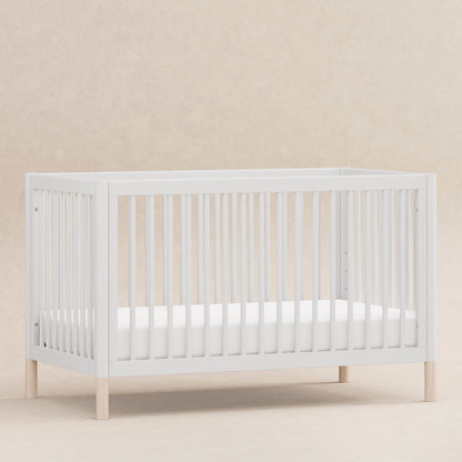 M12901WNX,Gelato 4-in-1 Convertible Crib w/Toddler Conversion Kit in White  NX Feet