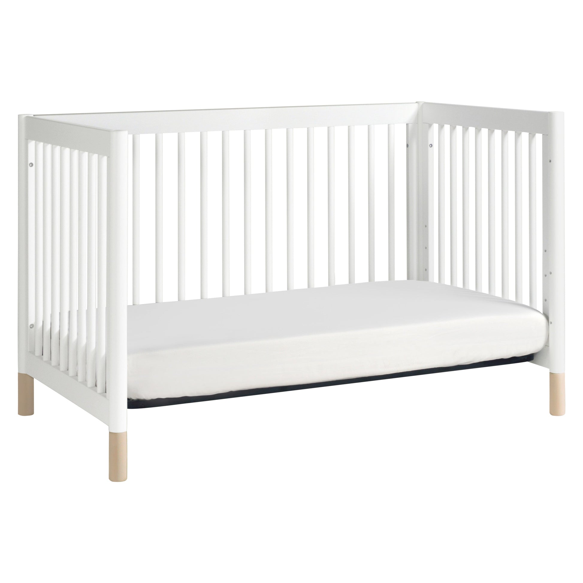 M12901WNX,Gelato 4-in-1 Convertible Crib w/Toddler Conversion Kit in White  NX Feet