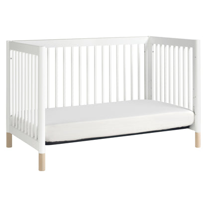 M12901WNX,Gelato 4-in-1 Convertible Crib w/Toddler Conversion Kit in White  NX Feet