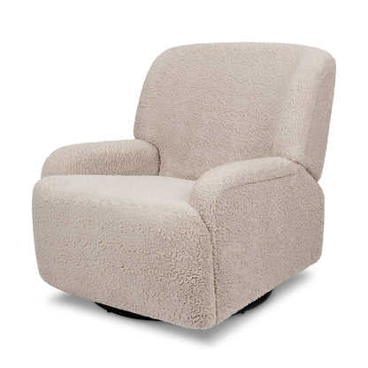 M27687EGS,Winslow Extra Wide Recliner and Swivel Glider in Earl Grey Shearling
