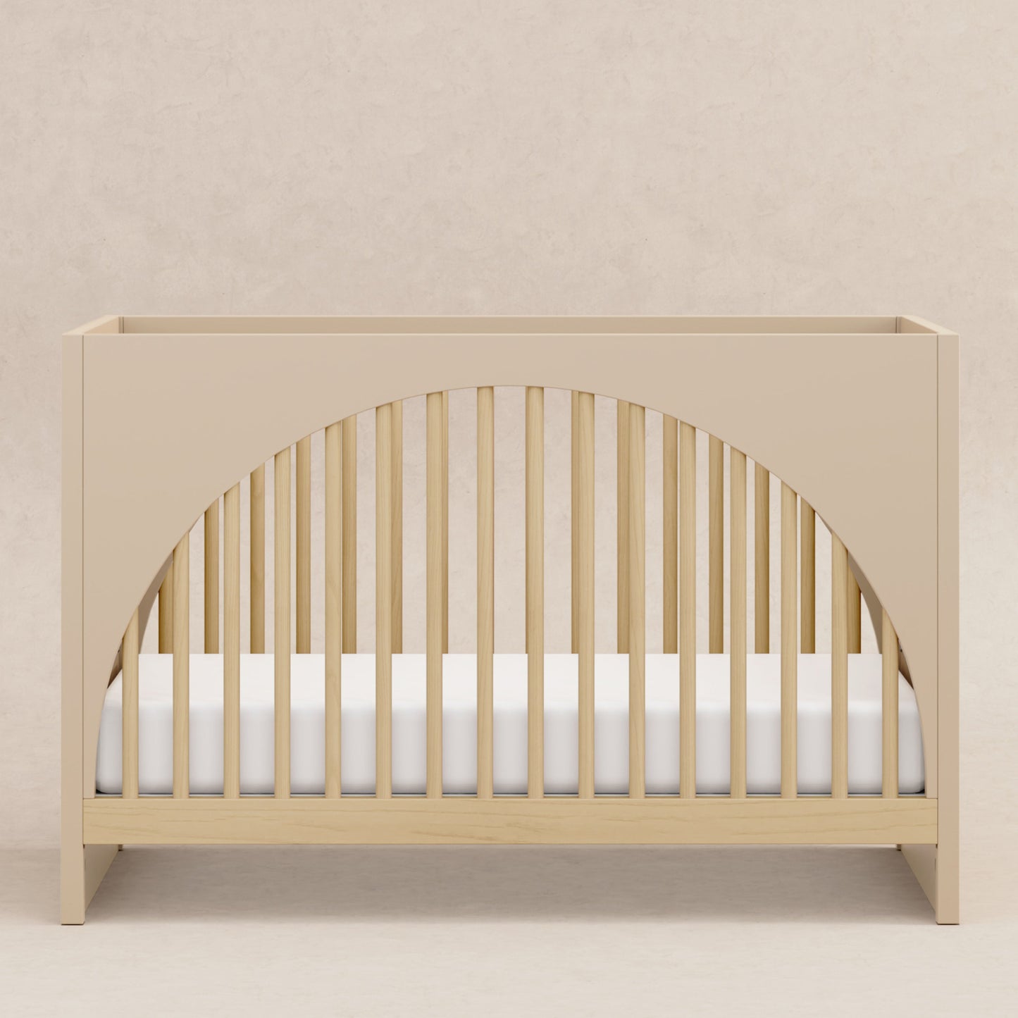 M30201TPESH,Moab 3-in-1 Convertible Crib in Taupe/Ash