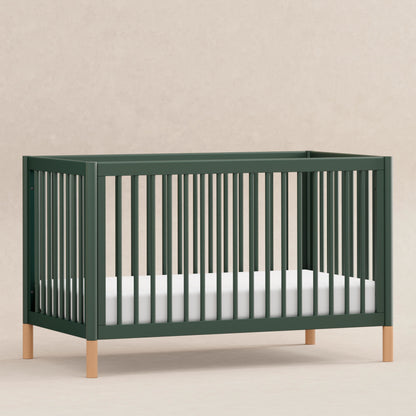 M12901FRGRBE,Gelato 4-in-1 Convertible Crib w/Toddler Bed Kit in Forest Green/Blonde Feet