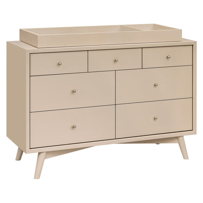 M15916TPE,Palma 7-Drawer Double Dresser  Assembled in Taupe