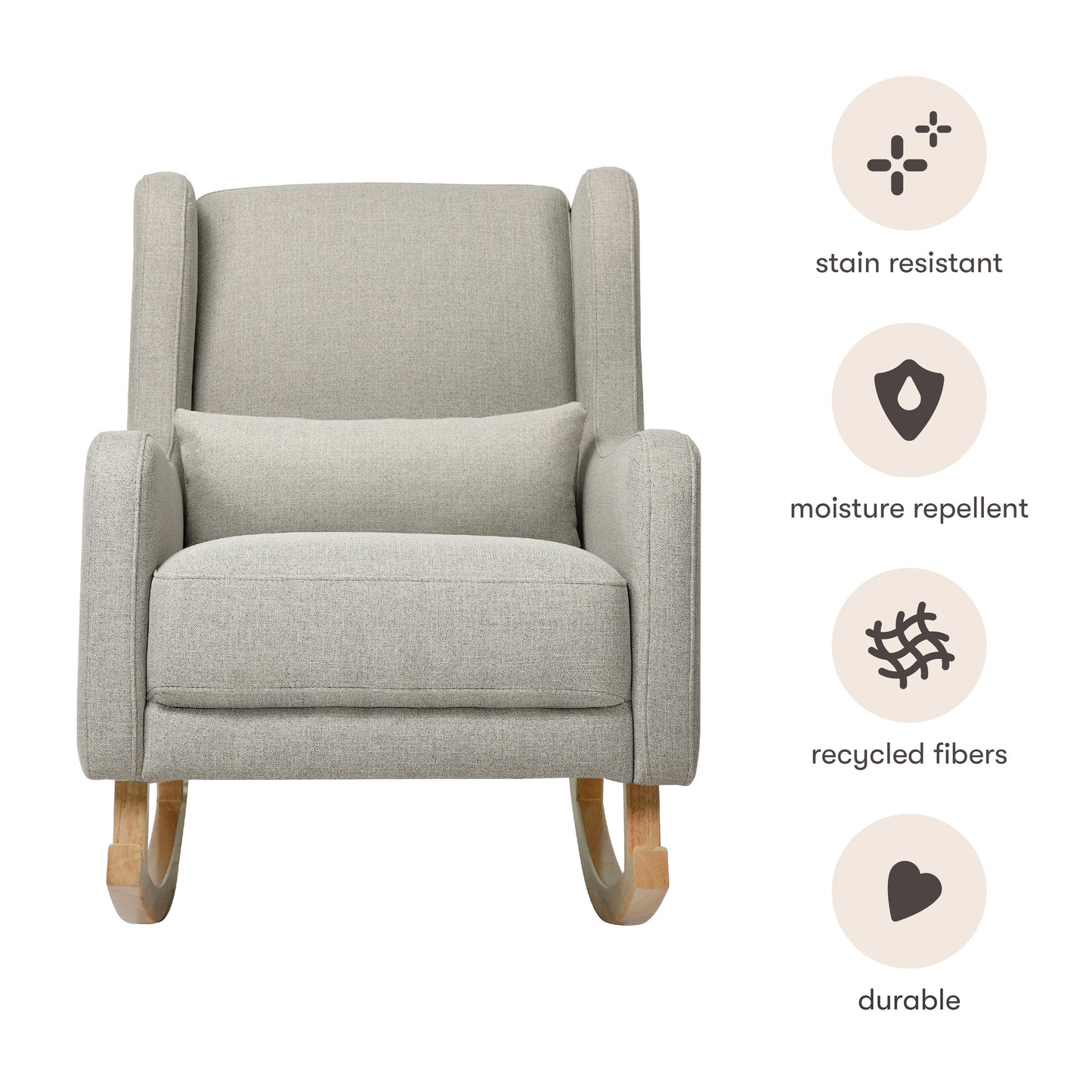 M20687PGETL,Kai Rocker in Performance Grey Eco-Twill w/Light Legs