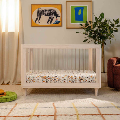 M9001KNX,Lolly 3-in-1 Convertible Crib w/Toddler Conversion Kit in Washed Natural/Acrylic