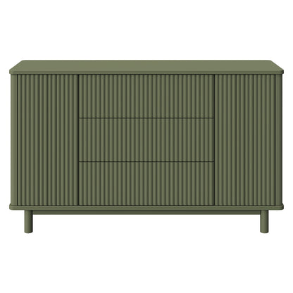 M29816OL,Pogo Tambour Assembled Dresser in Olive