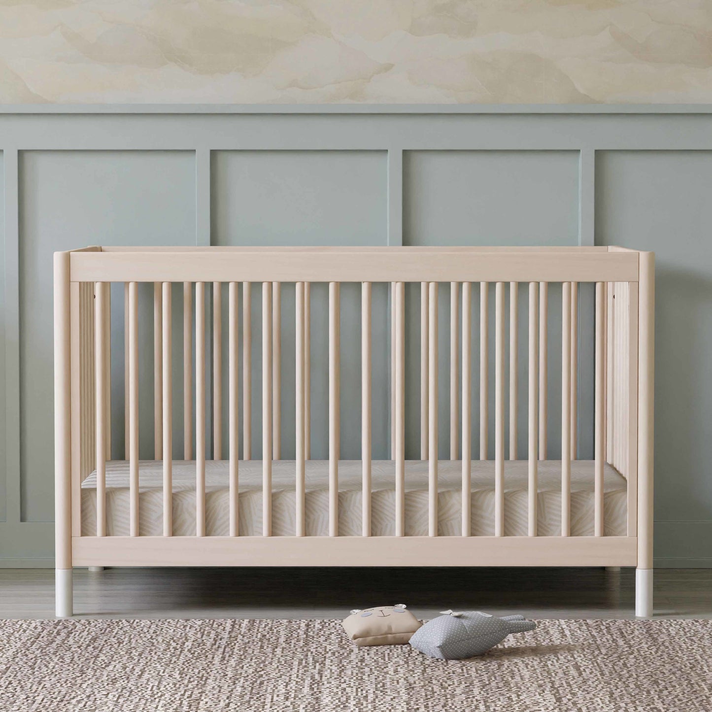 M12901NXW,Gelato 4-in-1 Convertible Crib w/Toddler Conversion Kit in Washed Natural  W Feet