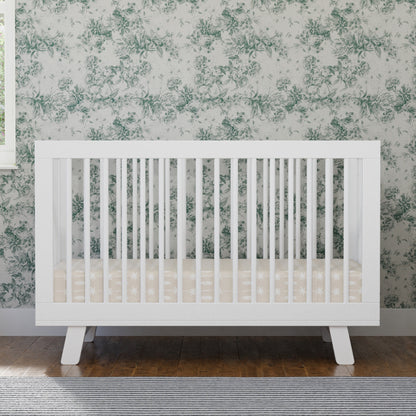 M4201W,Hudson 3-in-1 Convertible Crib w/Toddler Bed Conversion Kit in White Finish
