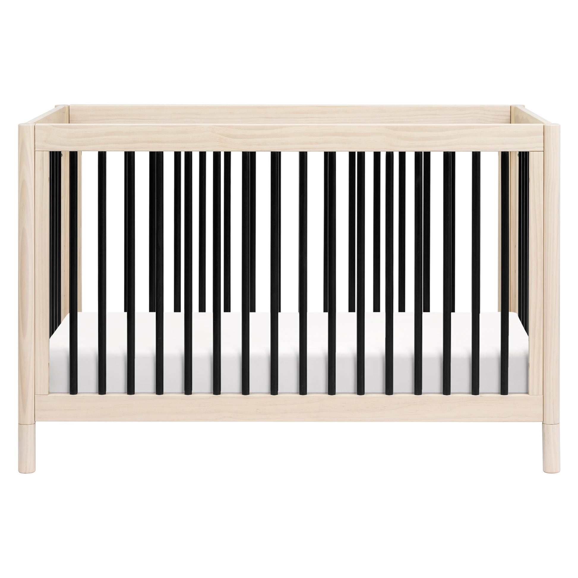 M12901NXB,Gelato 4-in-1 Convertible Crib w/Toddler Conversion Kit in Washed Natural/Black