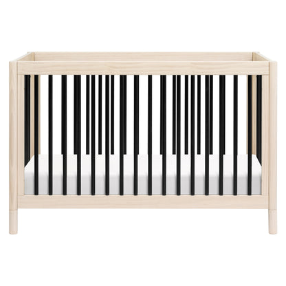M12901NXB,Gelato 4-in-1 Convertible Crib w/Toddler Conversion Kit in Washed Natural/Black