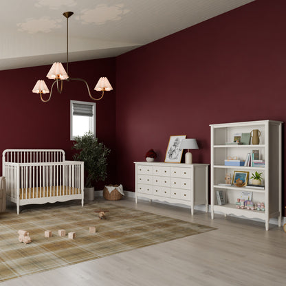 M7114RW,Liberty Assembled Bookcase in Warm White